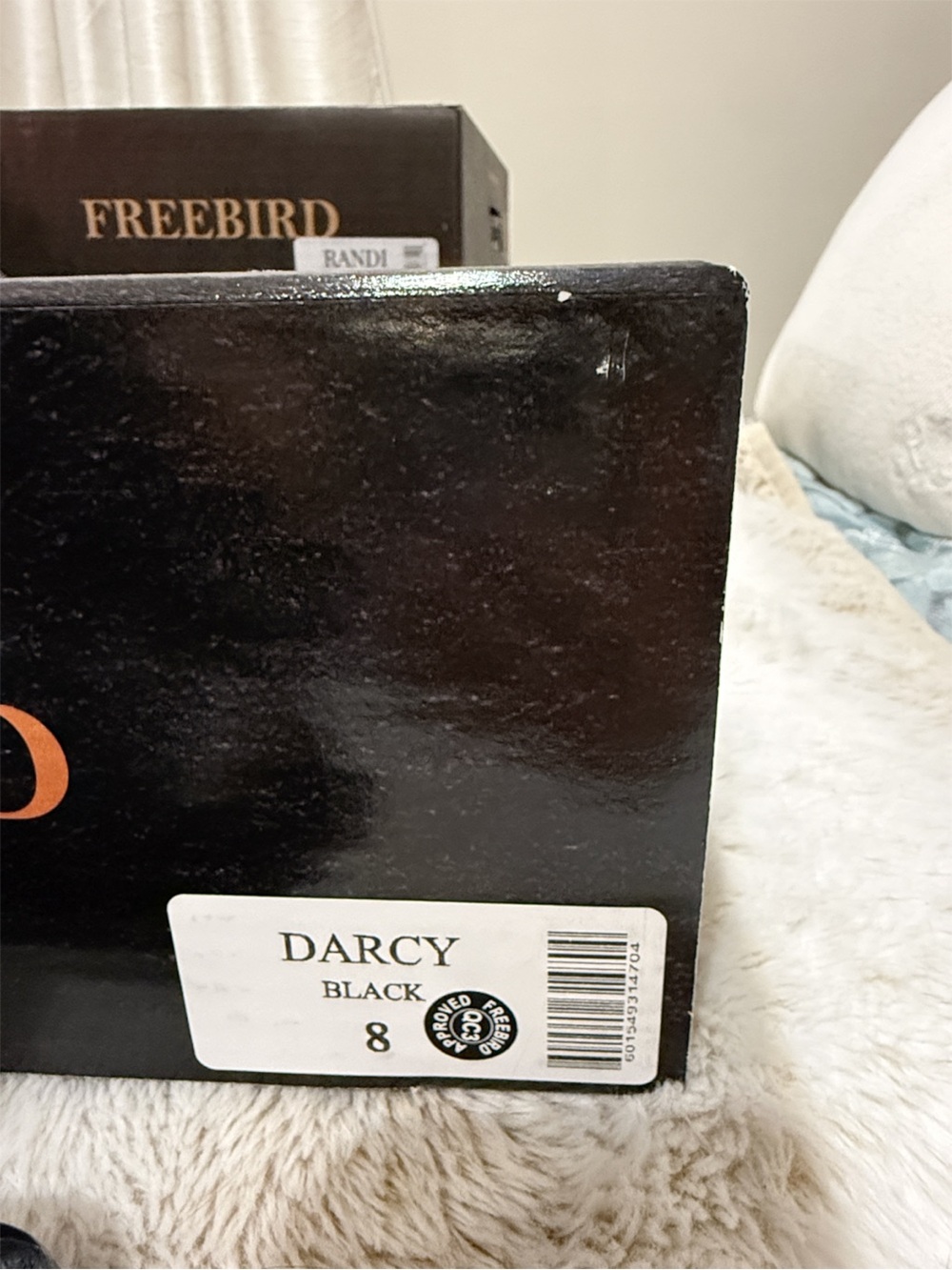 Freebird by Steven DARCY Black Leather Harness Boots Size 8 NIB - Picture 7 of 7